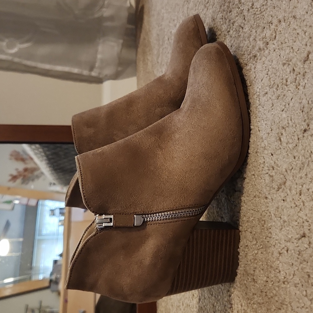 Suede ankle boots